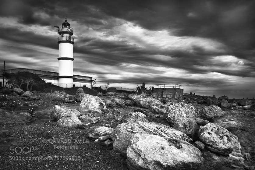 Canon EOS 5D sample photo. Lighthouse of ses salines photography