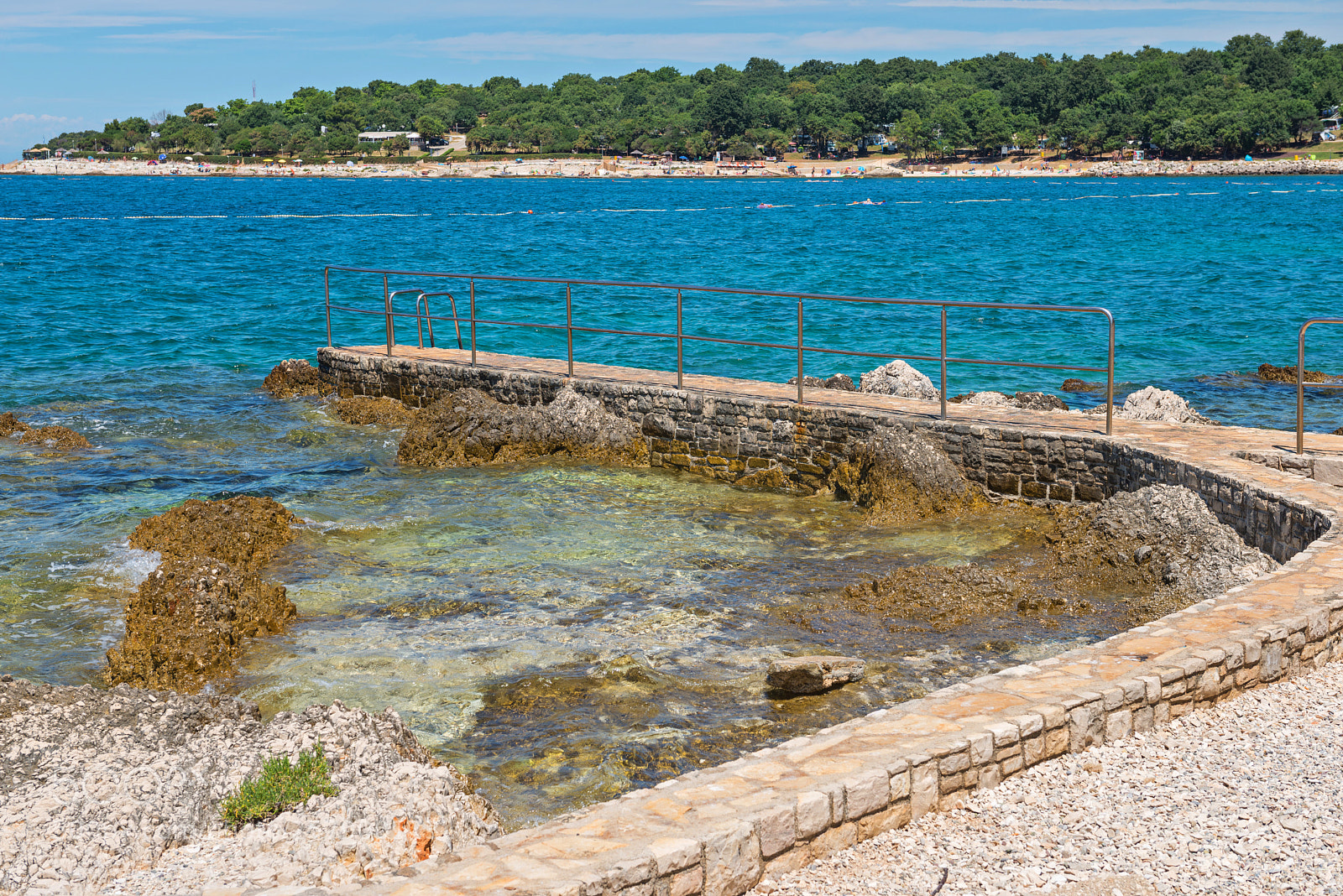 Nikon D610 sample photo. Rocky beach in istria photography