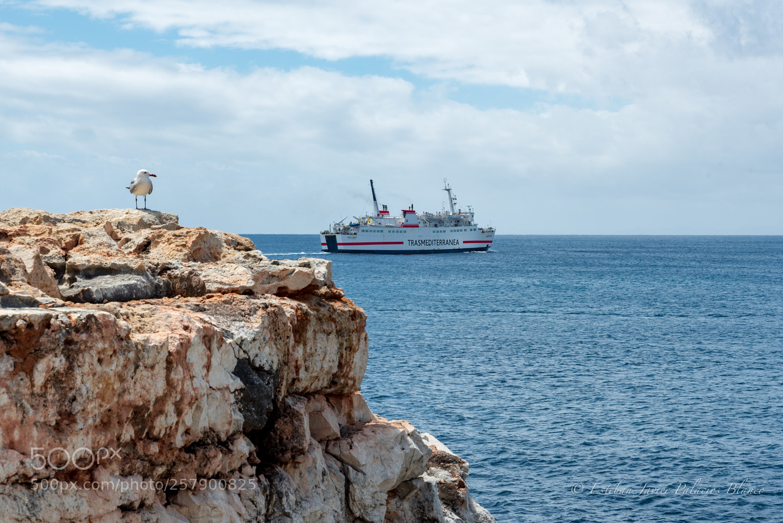 Nikon D750 sample photo. Barco saliendo de menorca photography