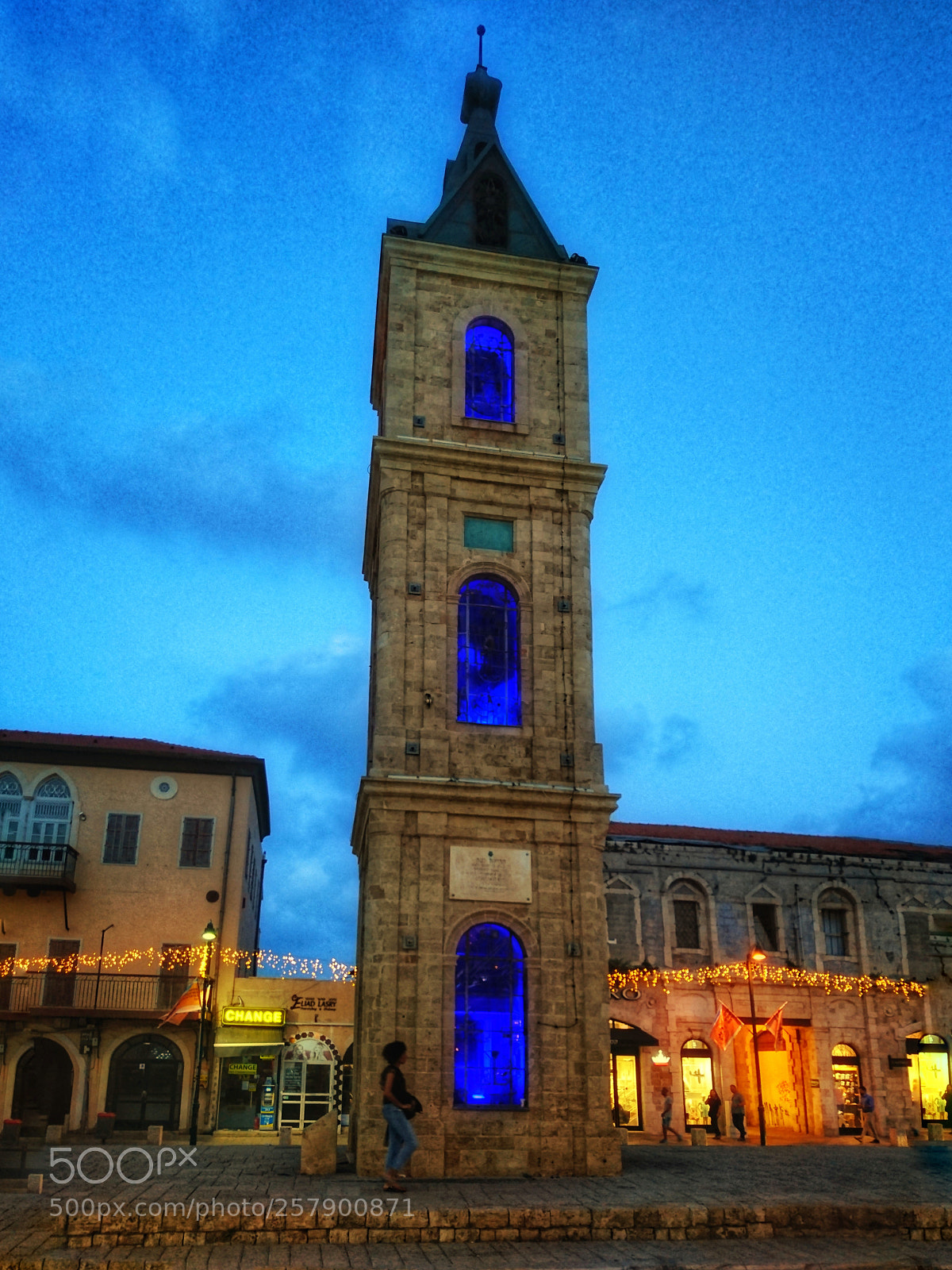 Sony Xperia XZ sample photo. Blue hour in tel photography