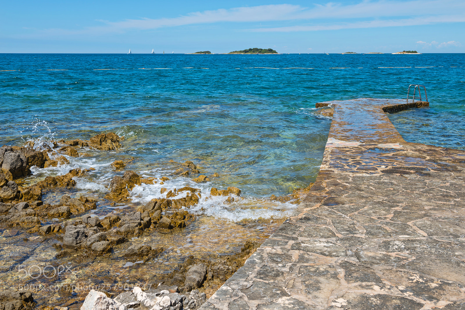 Nikon D610 sample photo. Pathway on the rocky photography