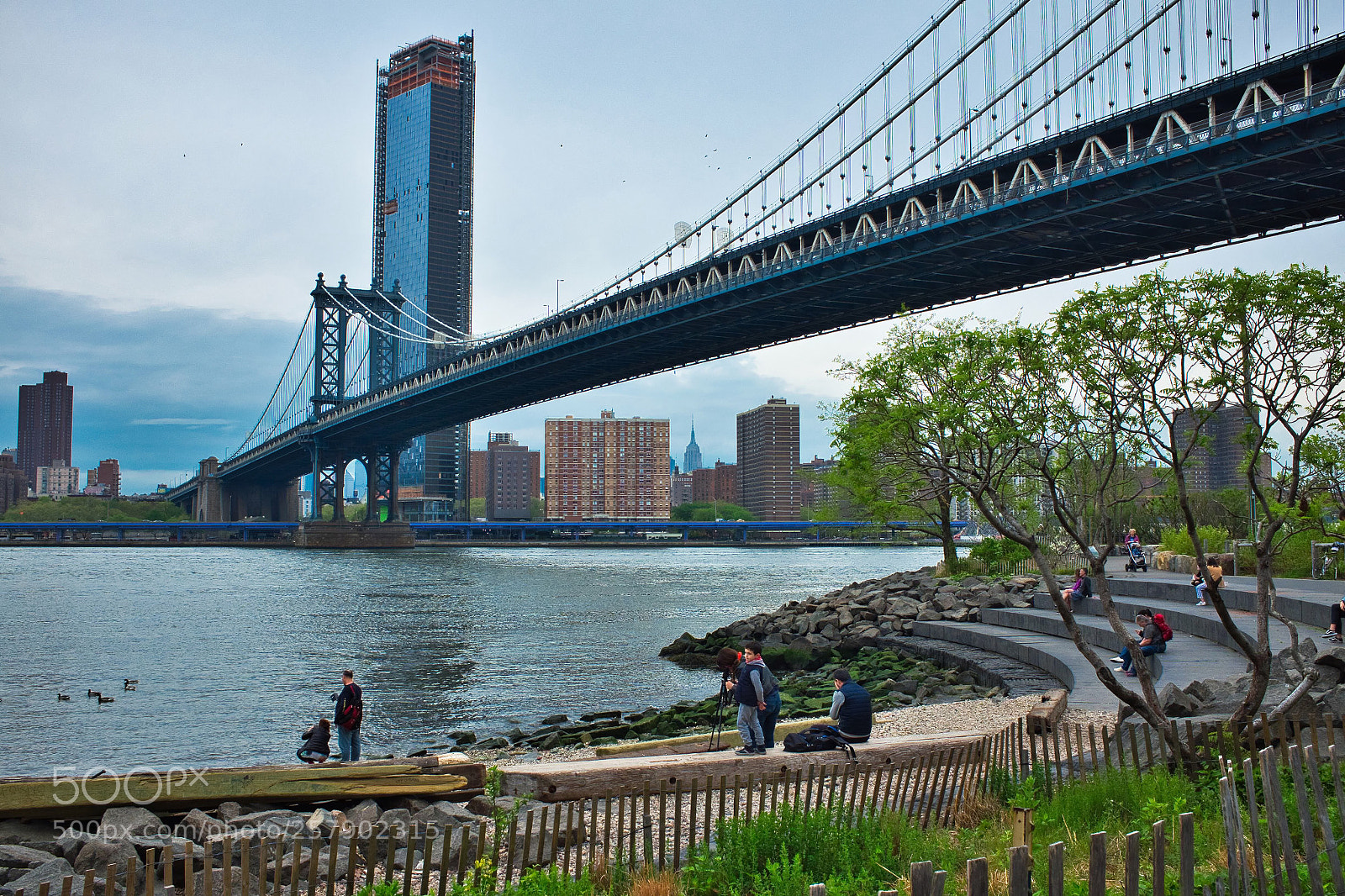Fujifilm X100S sample photo. Manhattan bridge photography