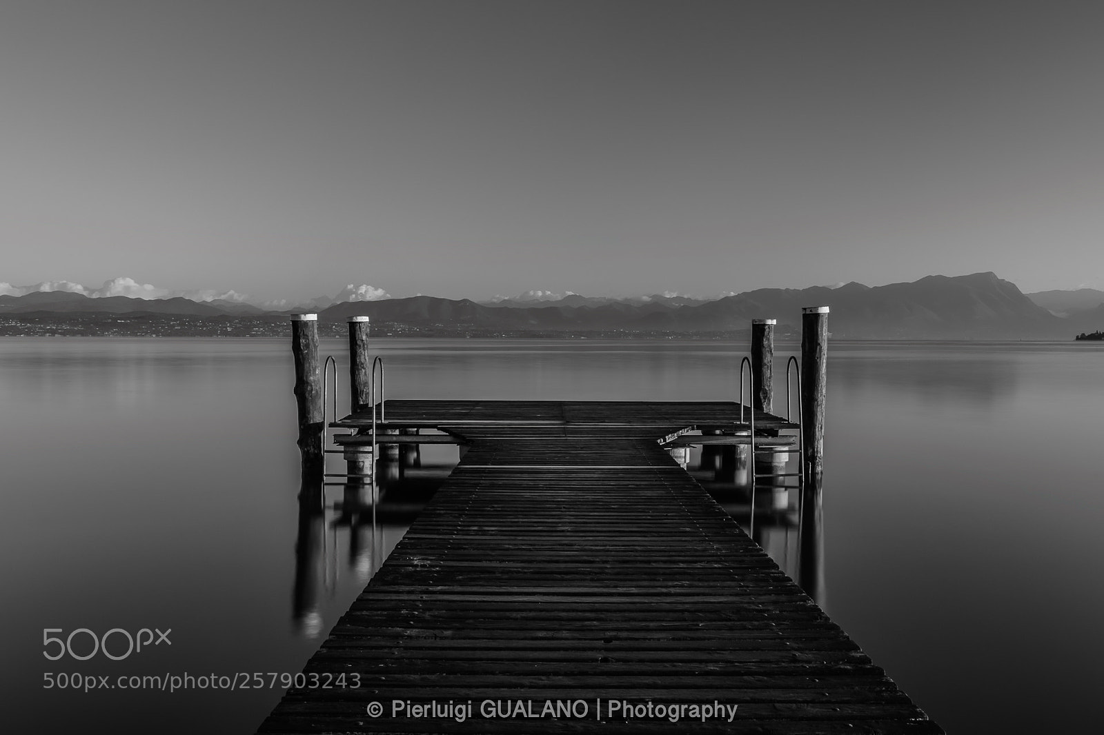 Nikon D850 sample photo. Pier on lake garda photography
