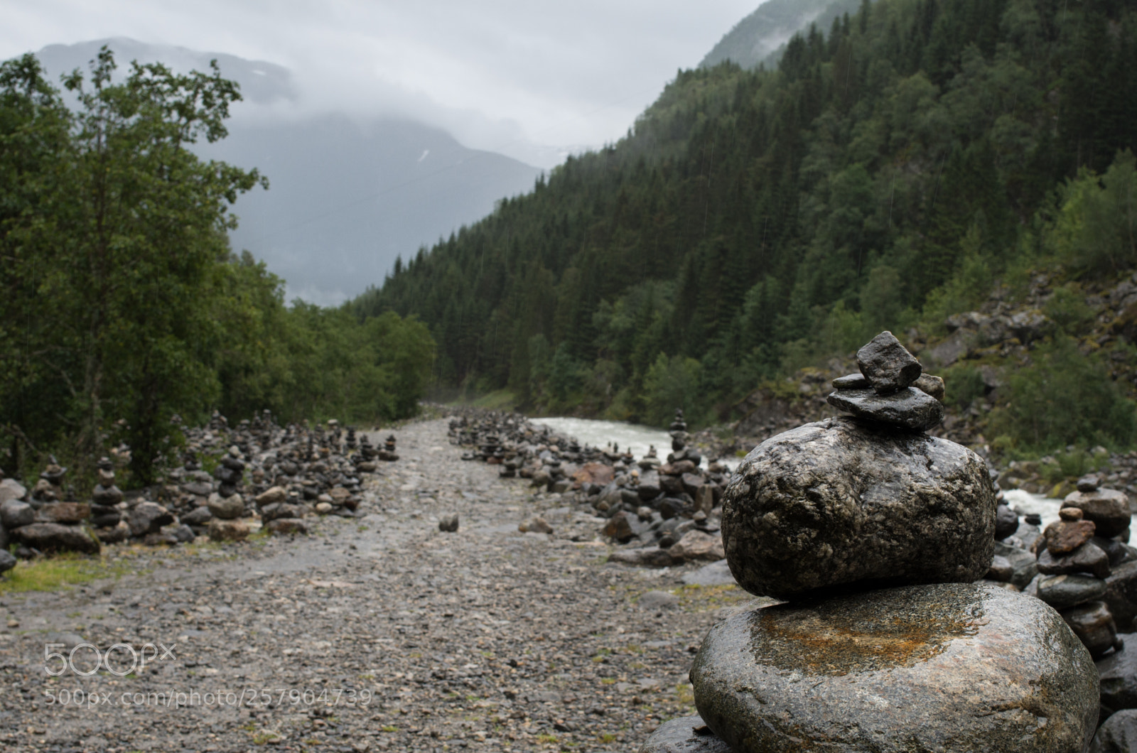Pentax K-30 sample photo. Rainy pass photography