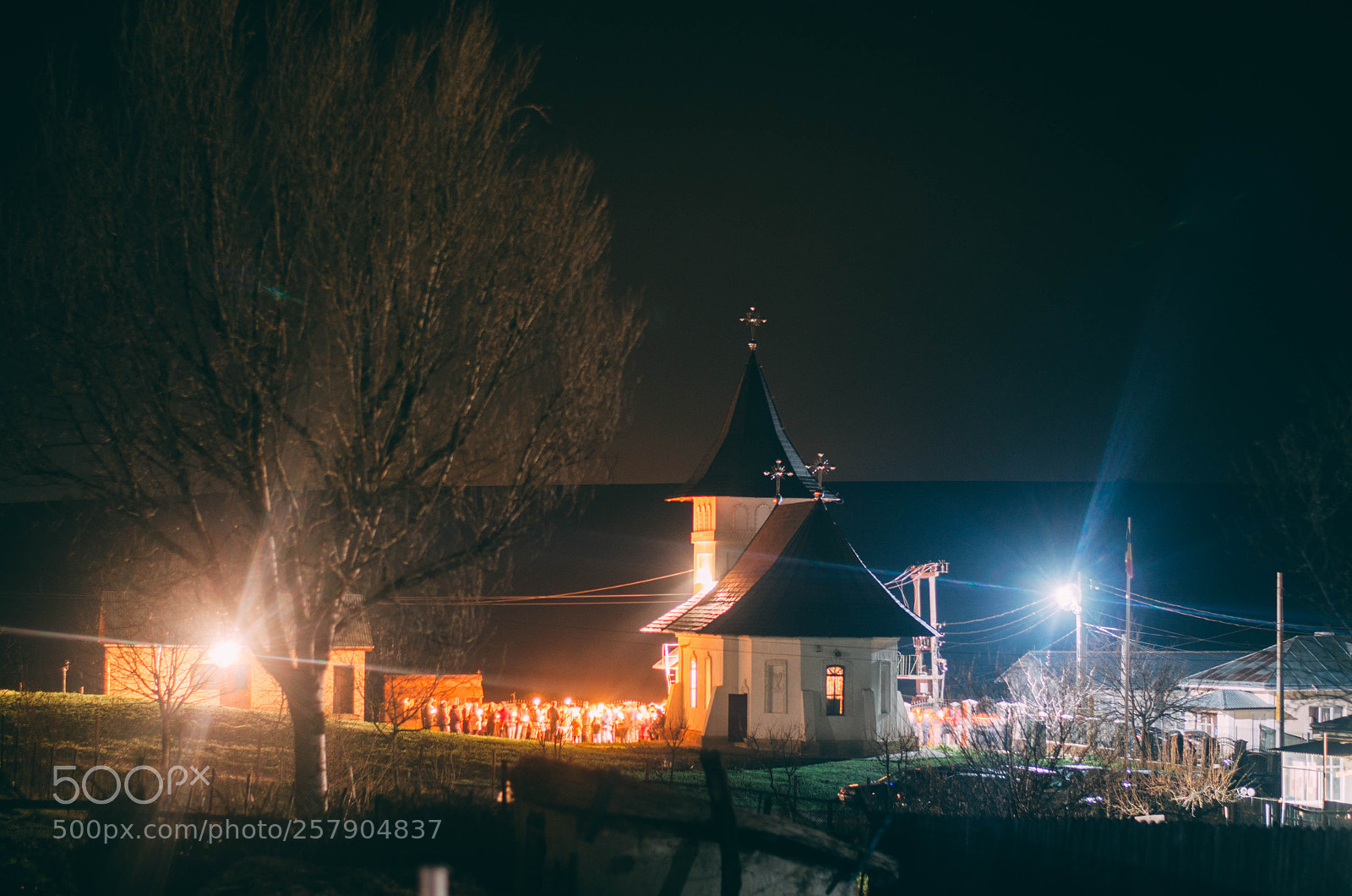 Nikon D5100 sample photo. Church lights photography