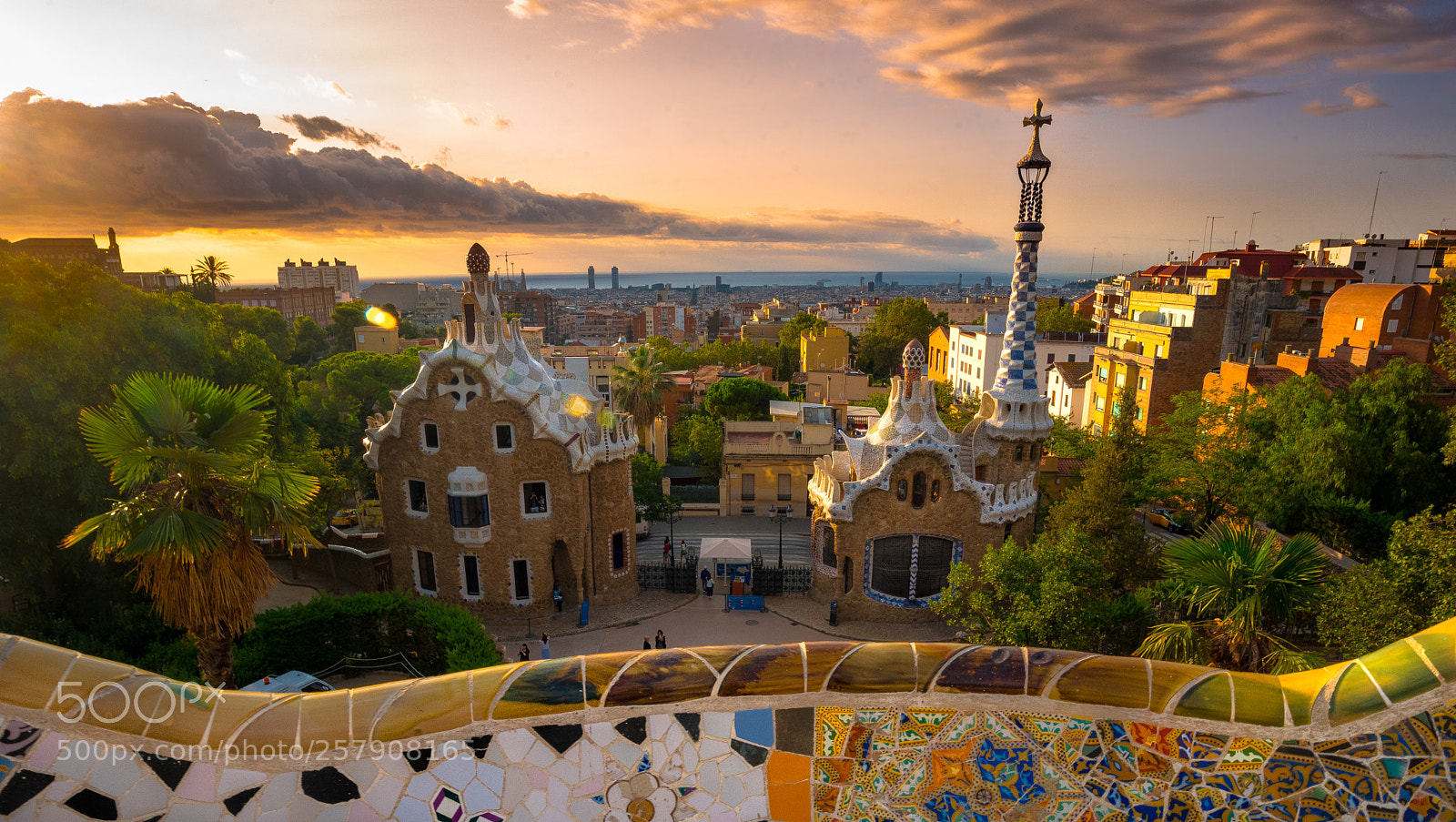Nikon D750 sample photo. Park guell photography