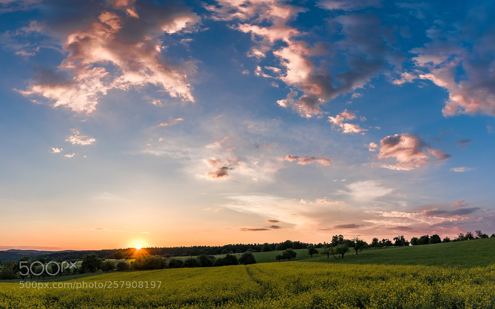 Sony a7 III sample photo. Sunset pano photography