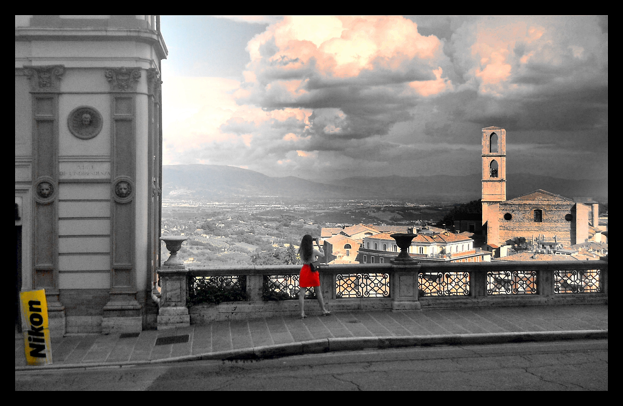 Nikon Coolpix L21 sample photo. Perugia - la turista photography