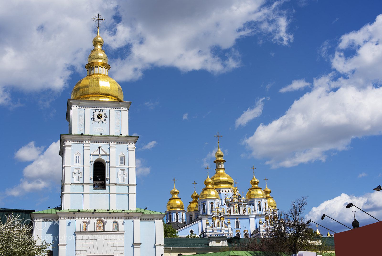 Nikon D810 sample photo. Saint michael's golden-domed monastery photography