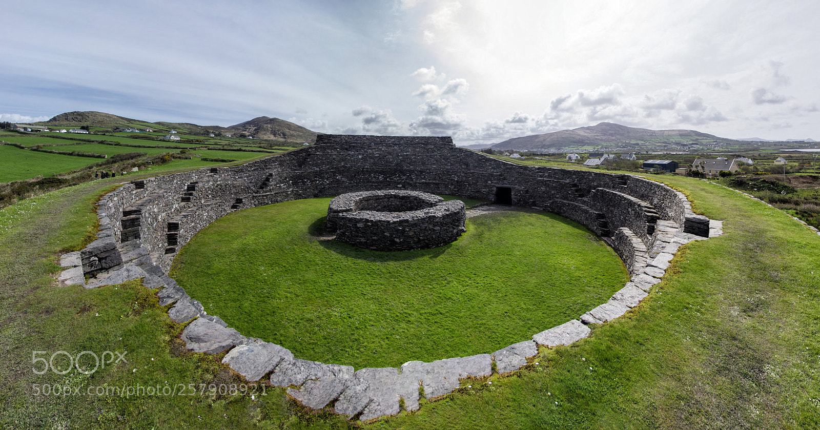 Pentax K-5 sample photo. Cahergal stone fort photography