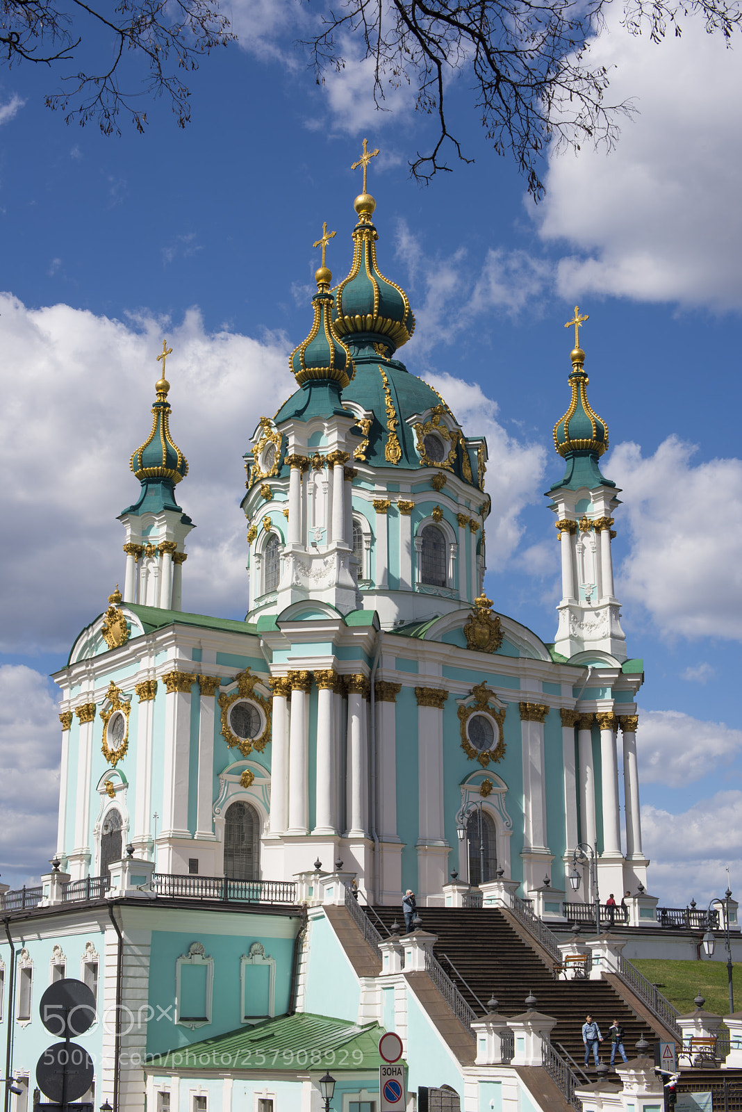 Nikon D810 sample photo. St andrew's church, kiev photography