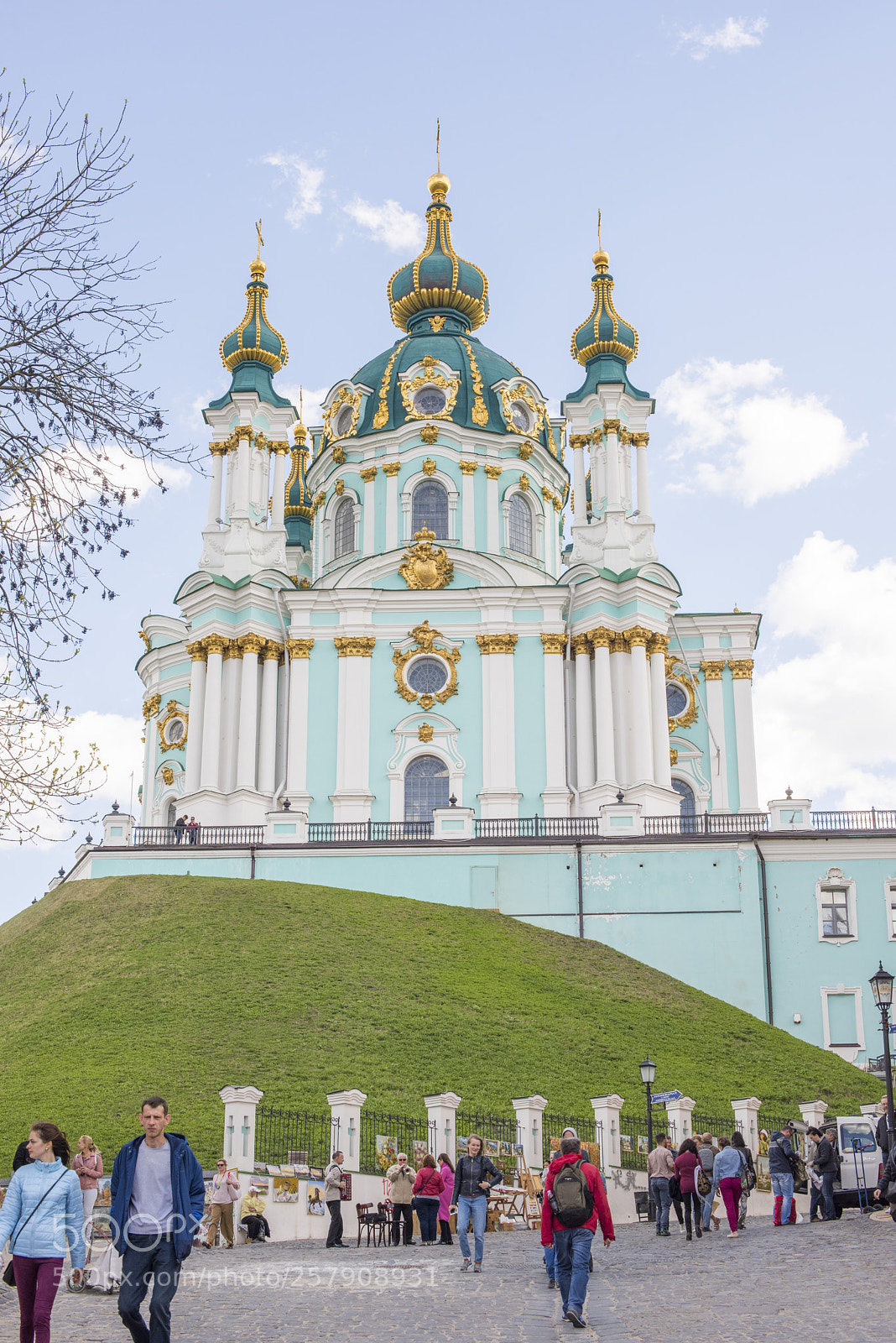 Nikon D810 sample photo. St andrew's church, kiev photography