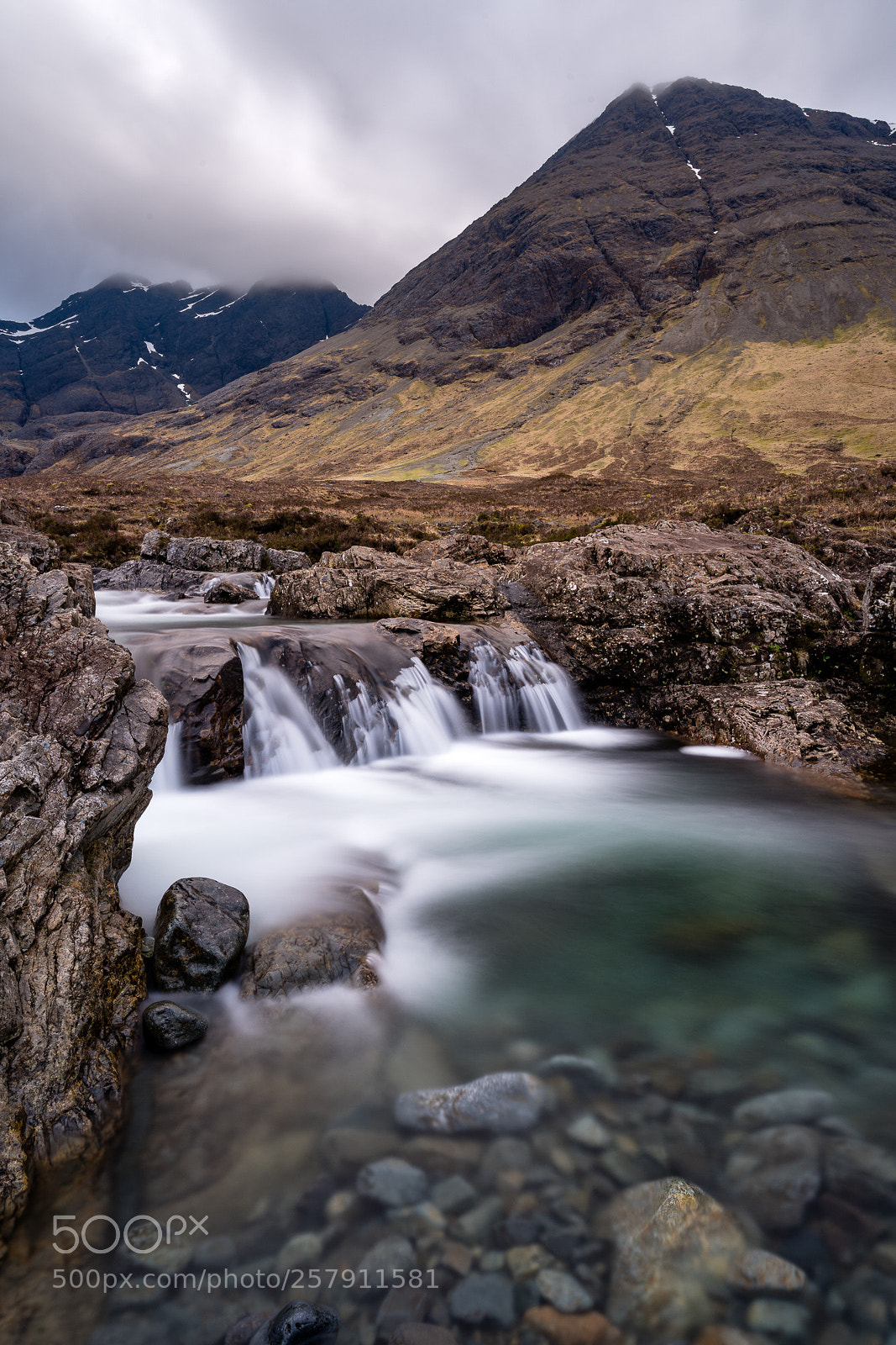 Sony a7R III sample photo. Glen brittle waterfalls fairy photography