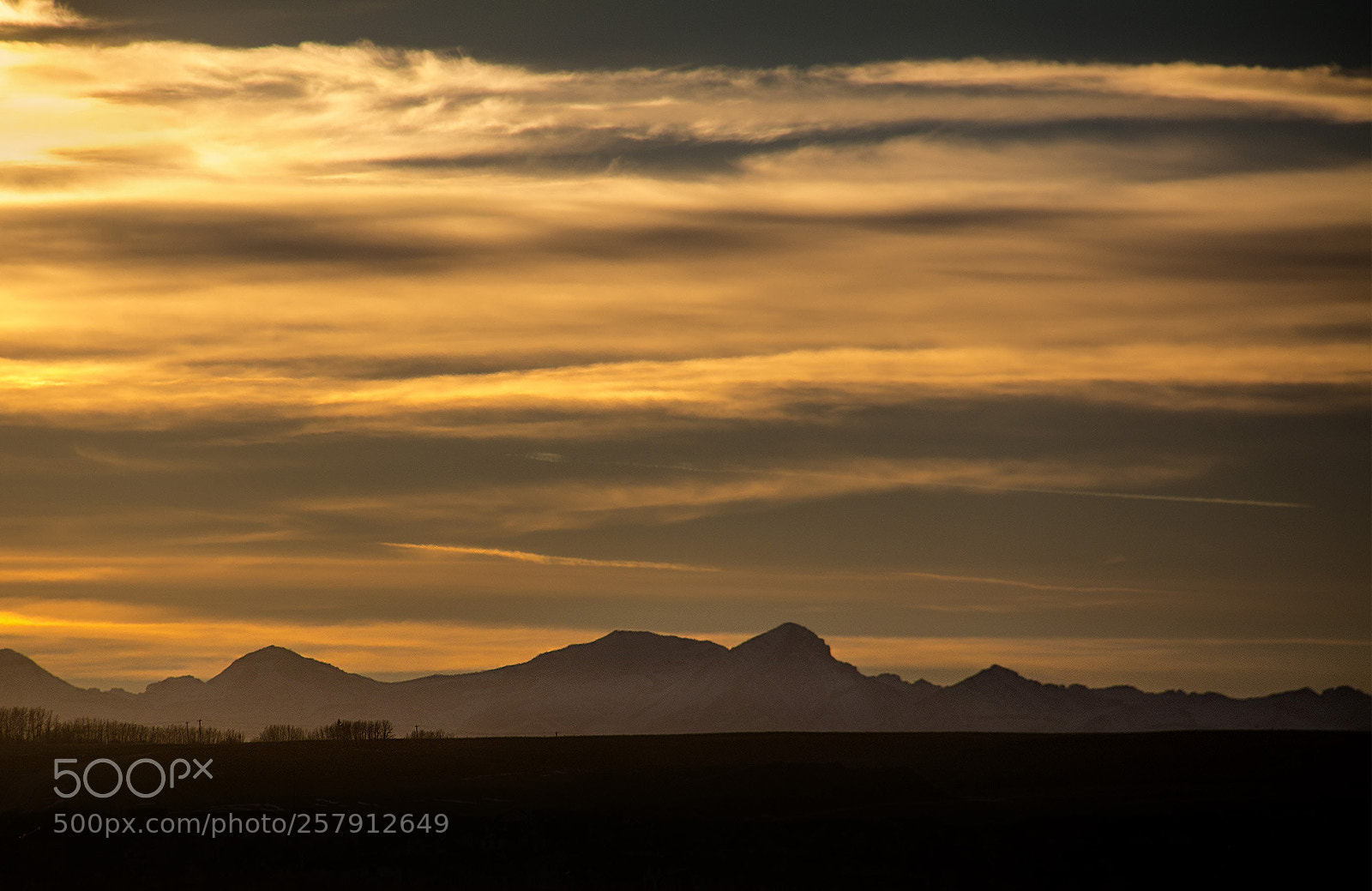 Canon EOS 70D sample photo. Rockies sunset photography