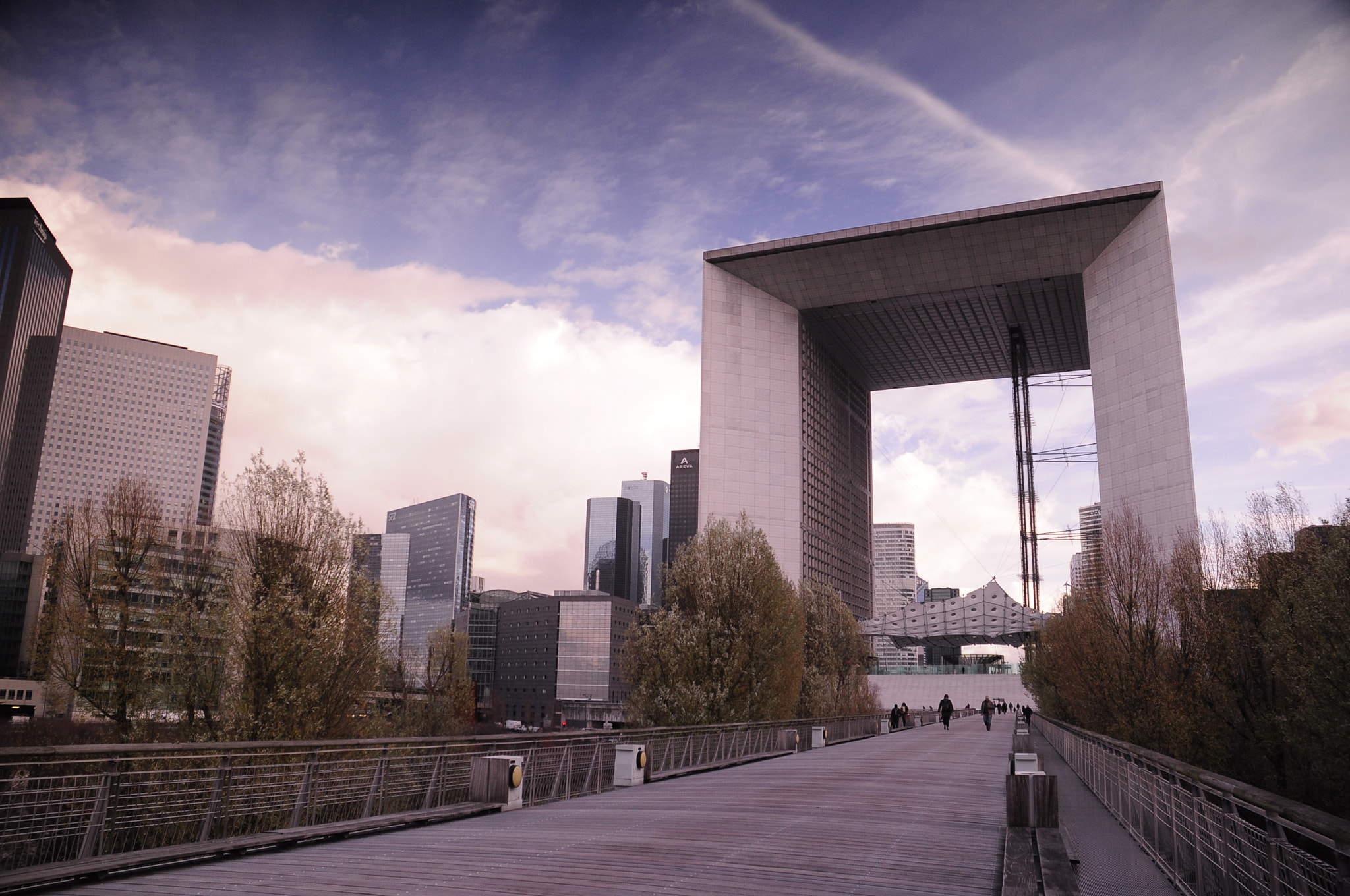 Nikon D90 sample photo. Arche de la défense photography
