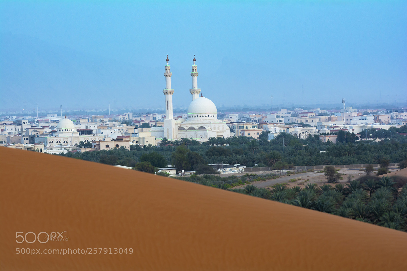 Nikon D7100 sample photo. Town from dunes.... photography