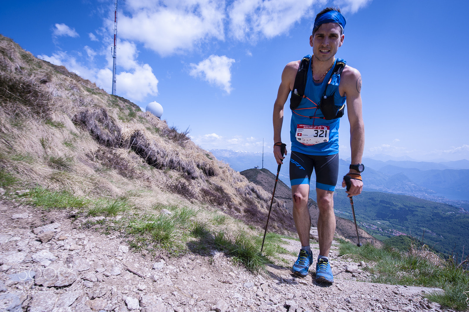 Nikon D3 sample photo. Trail running photography