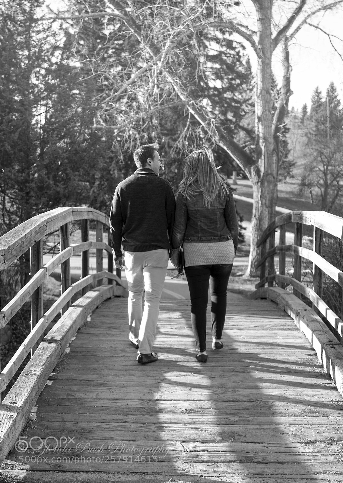 Canon EOS 70D sample photo. Bridge walking bw photography