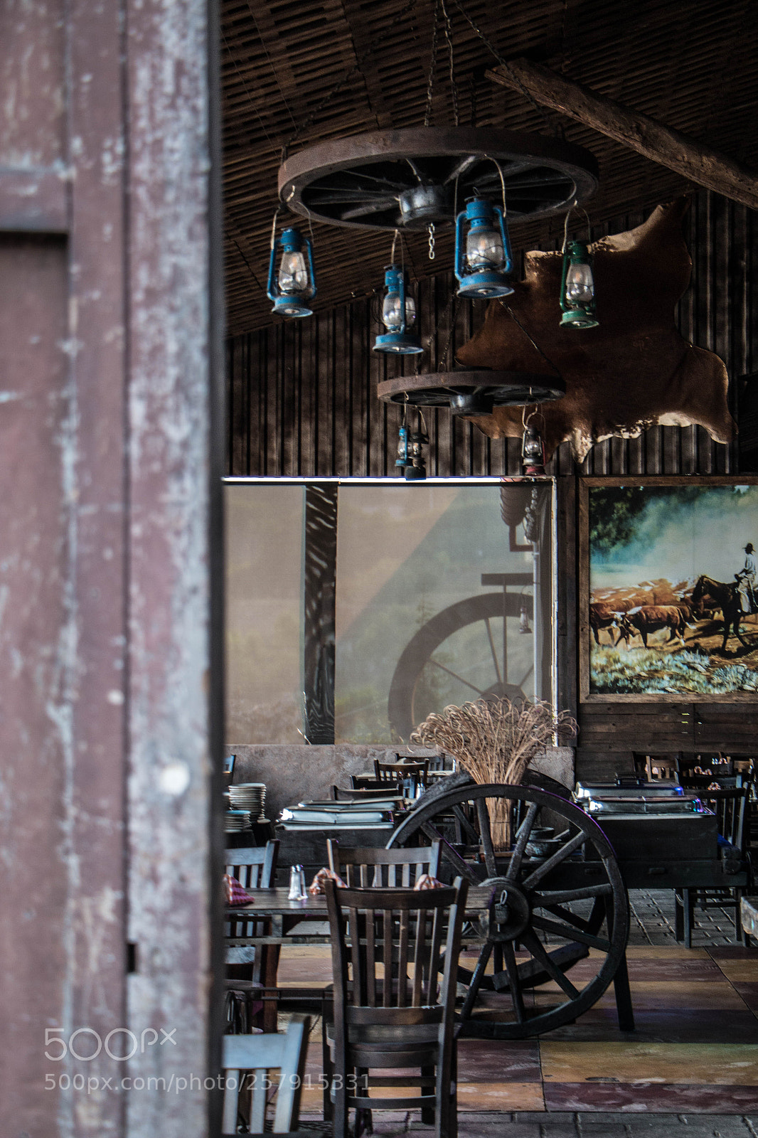 Canon EOS 70D sample photo. Cowboy steakhouse photography
