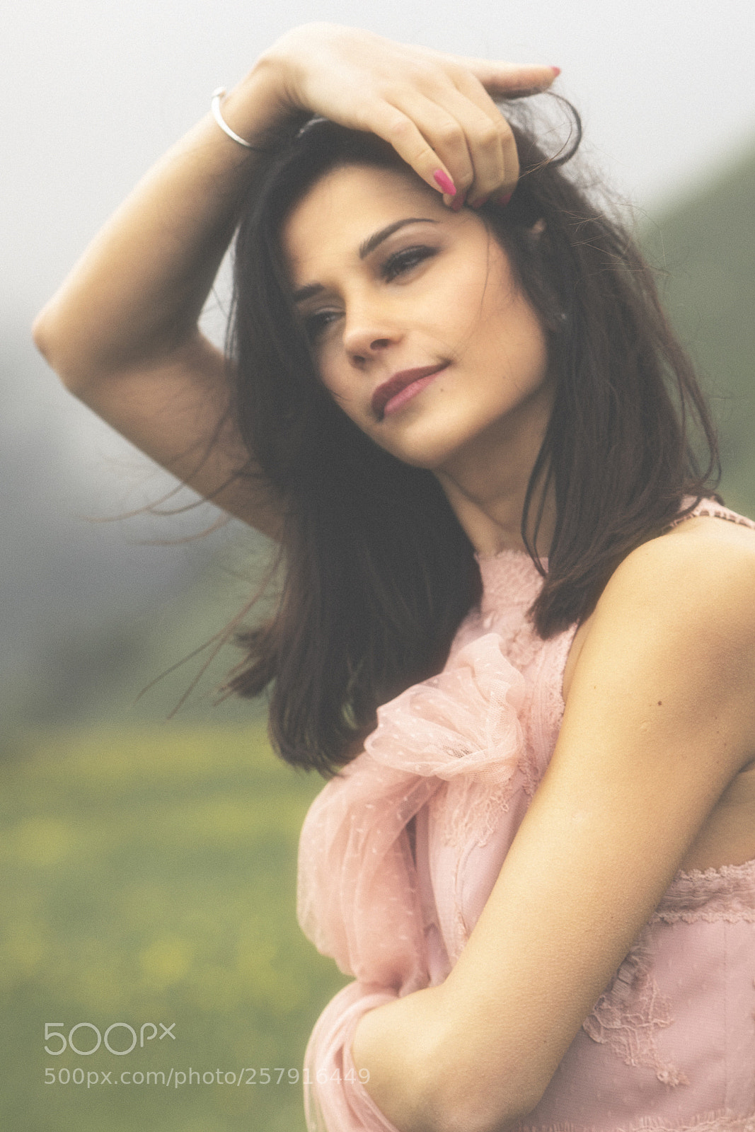 Sony a7R sample photo. Pink portrait photography