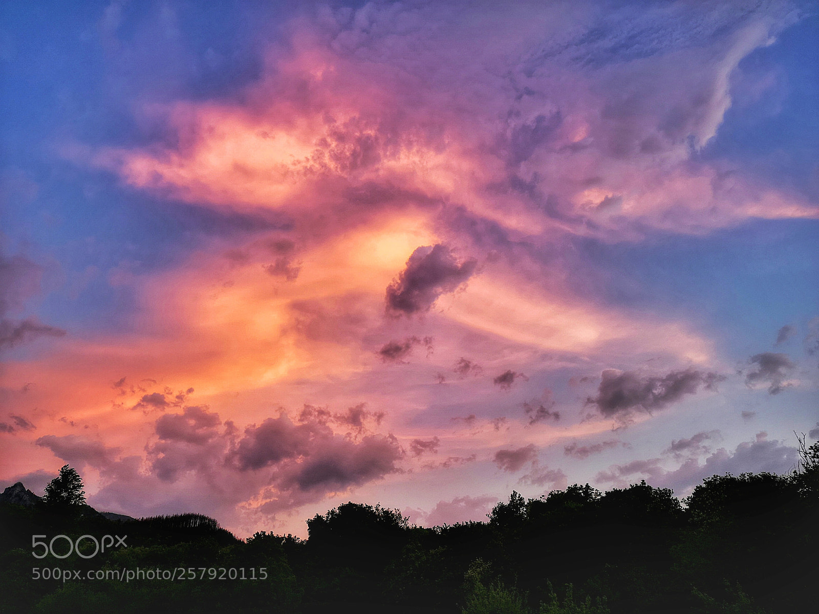 HUAWEI CLT-L09 sample photo. Mountain sunset photography