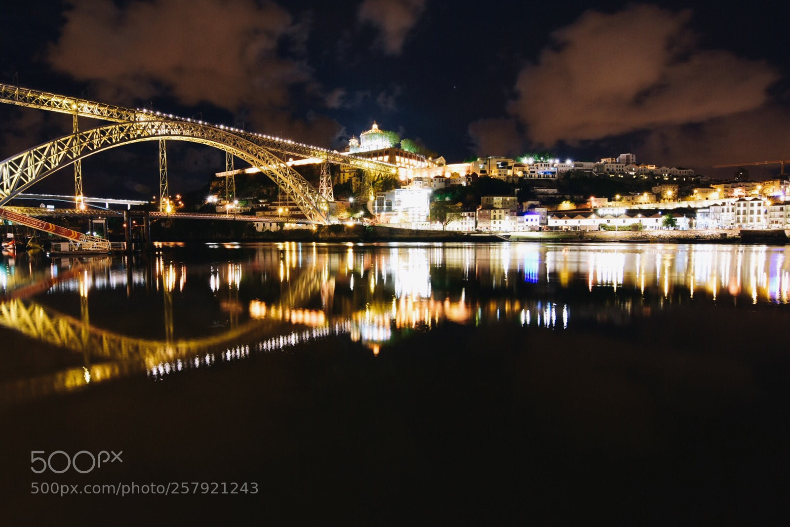 Nikon D7200 sample photo. Porto at night  photography