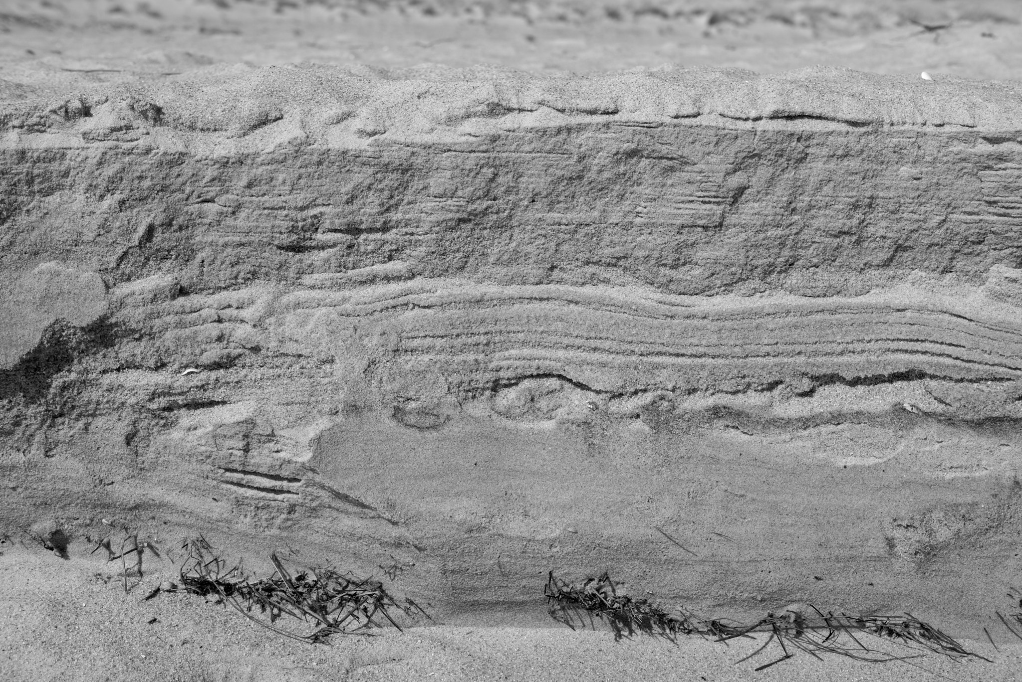 Leica M Monochrom (Typ 246) sample photo. Layers of sand photography