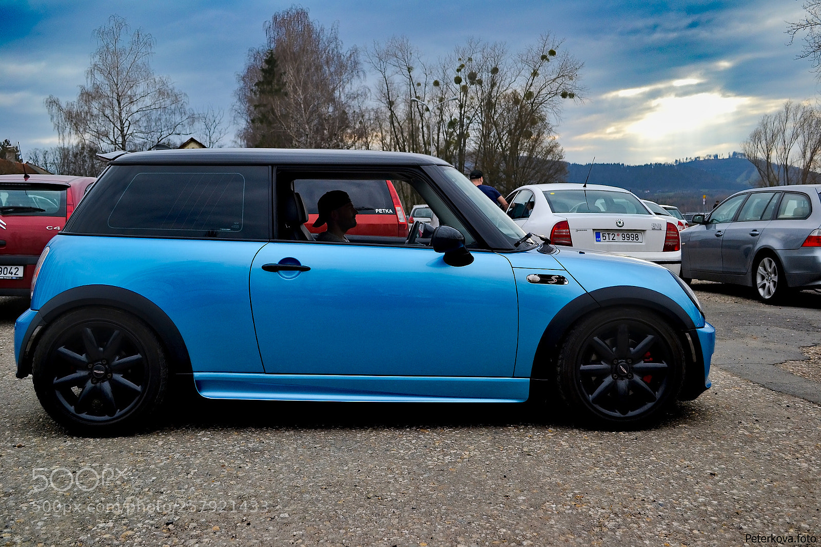 Nikon D3100 sample photo. Blue mini photography