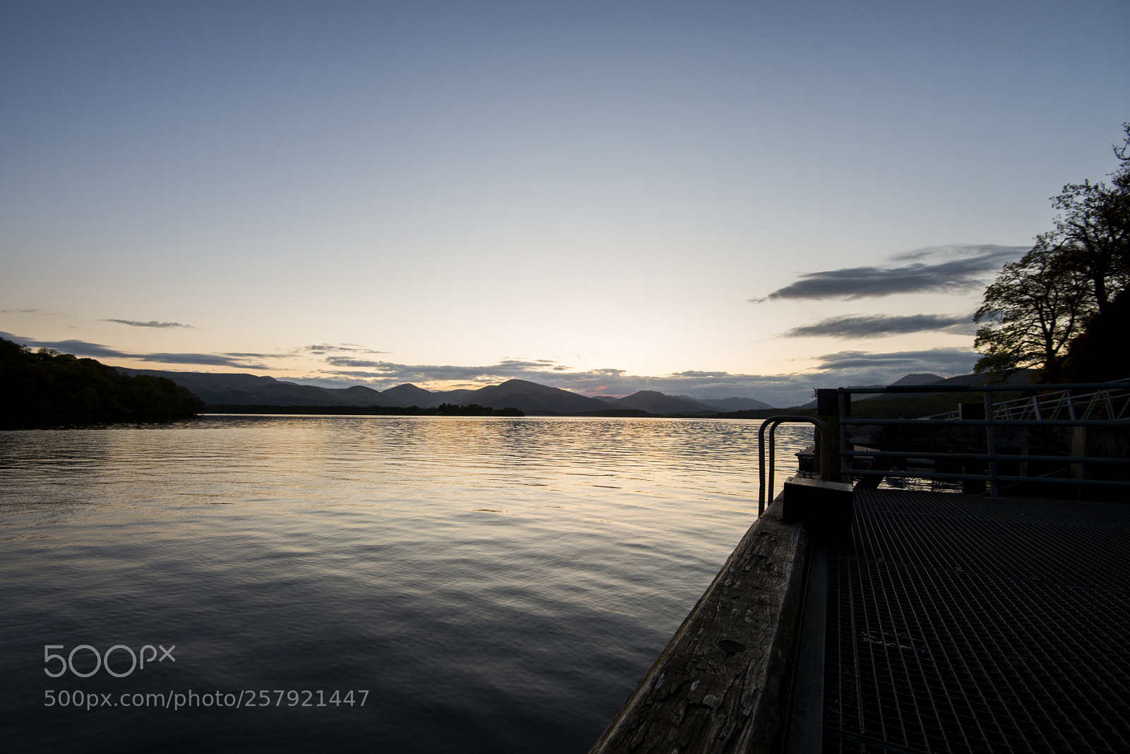 Nikon D800 sample photo. Balmaha sunset photography