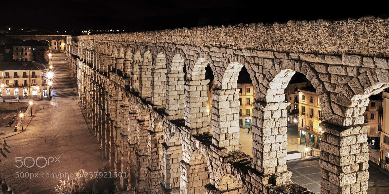 Nikon D800 sample photo. Acueducto en la noche. photography