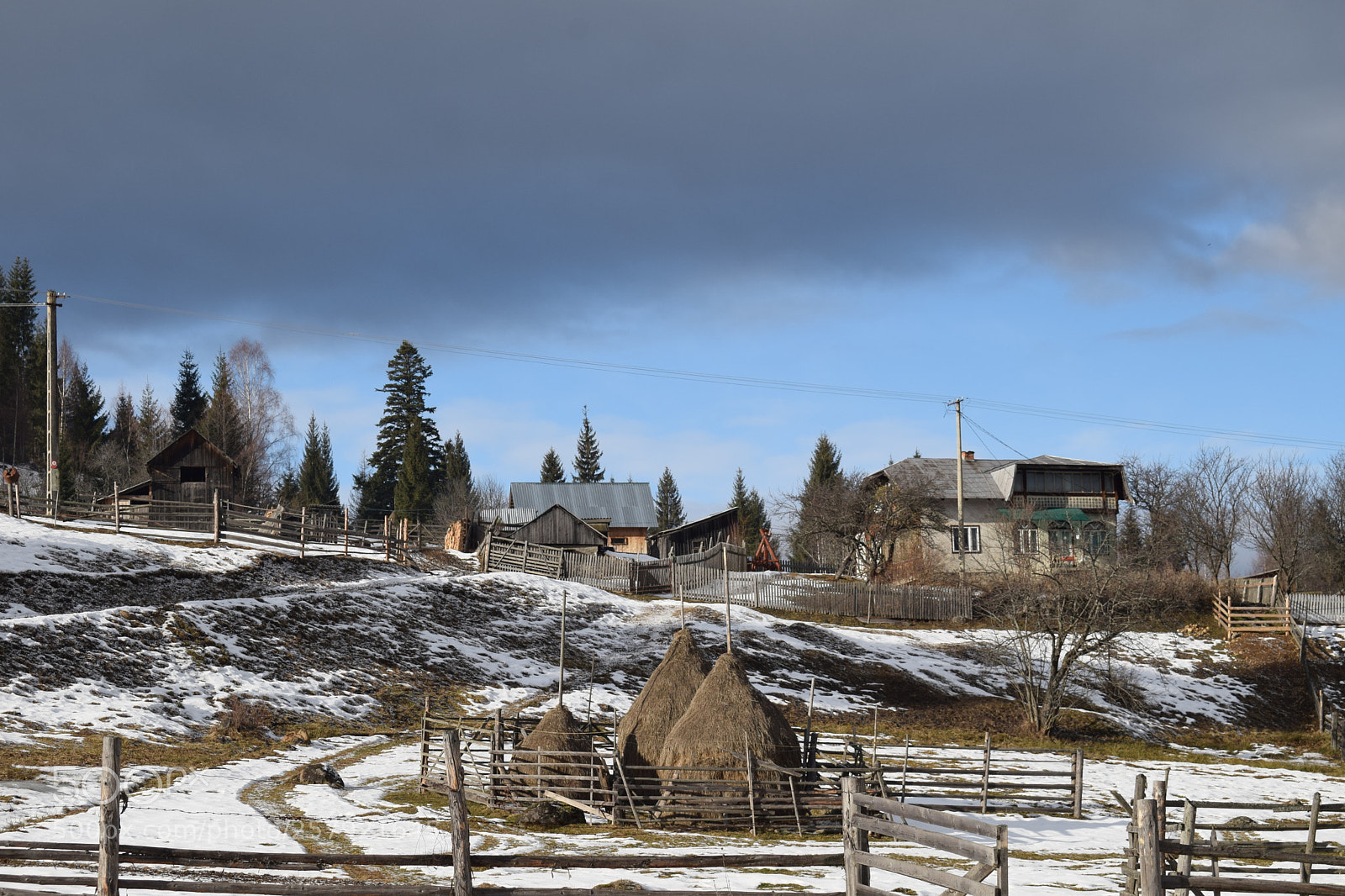 Nikon D5300 sample photo. Before winter storm photography
