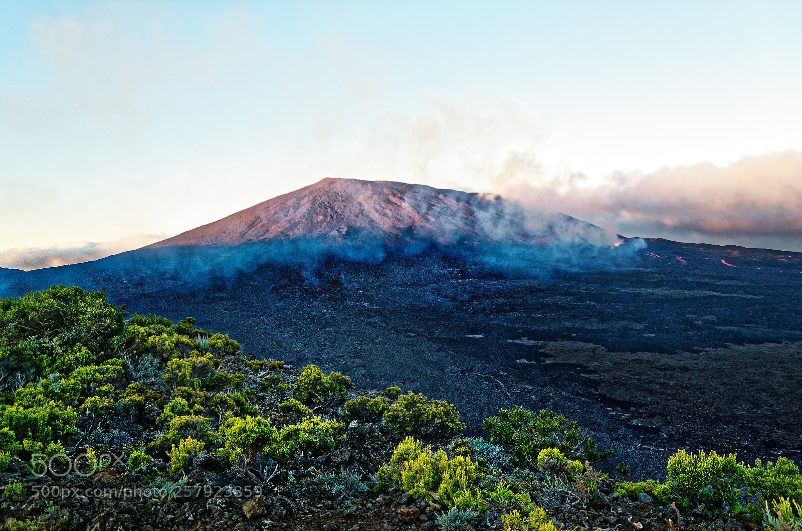 Nikon D7000 sample photo. Sunset sur le piton photography