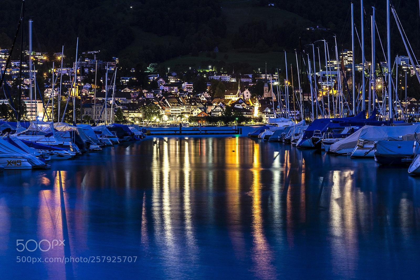 Nikon D800 sample photo. Swiss splendor zug harbor photography