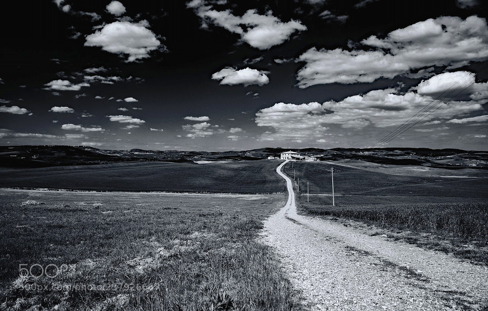 Nikon D750 sample photo. La strada bianca photography