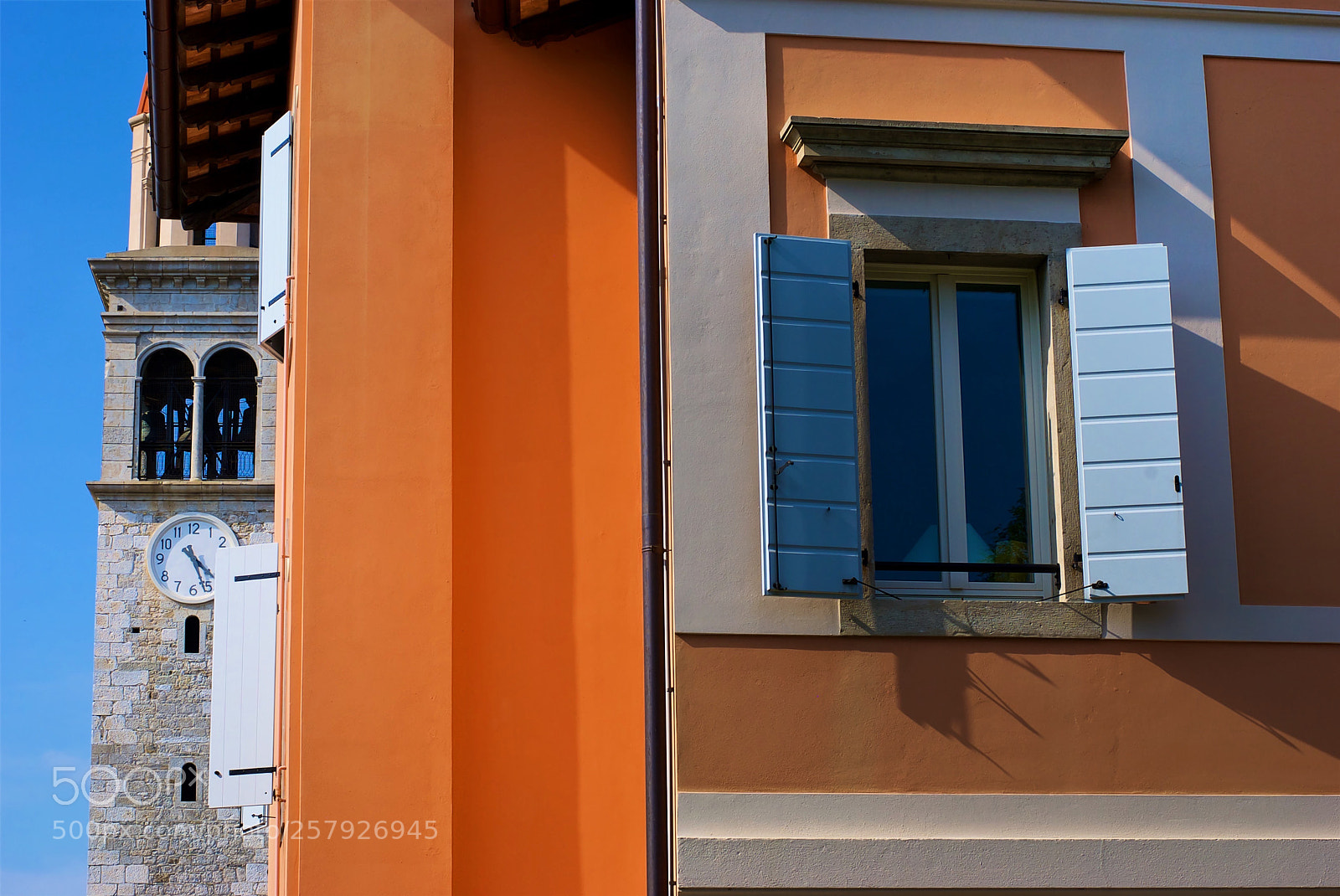 Nikon D60 sample photo. Orange house in front photography