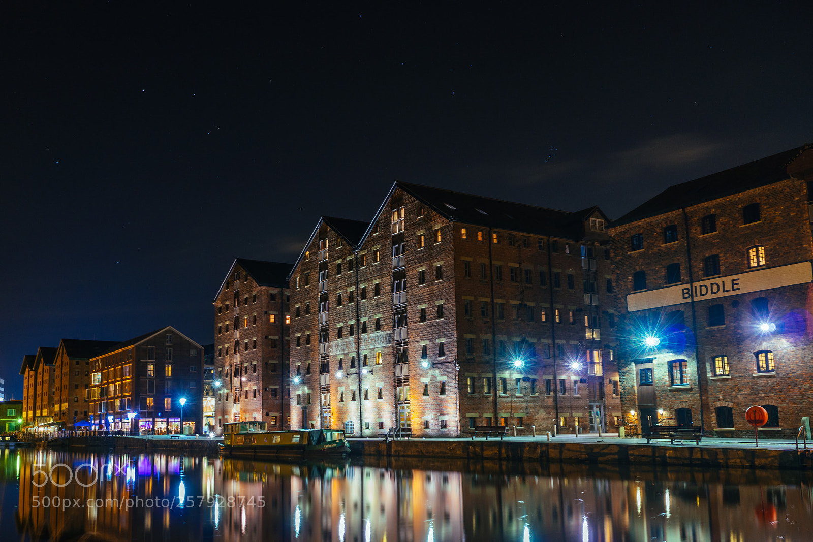 Sony a6500 sample photo. Gloucester docks at night 2 photography