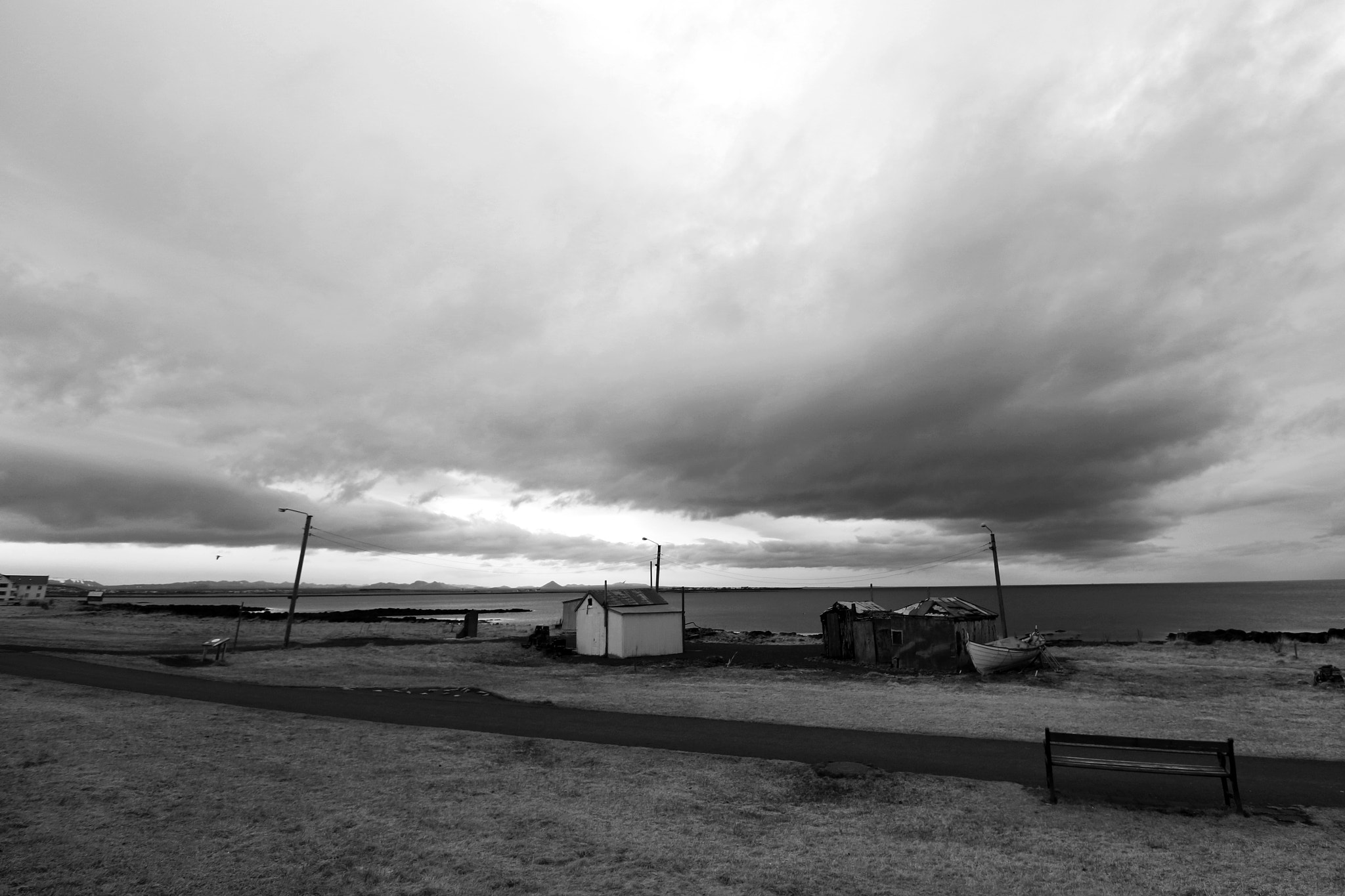 Canon EOS 7D Mark II sample photo. Ægisiða bw photography