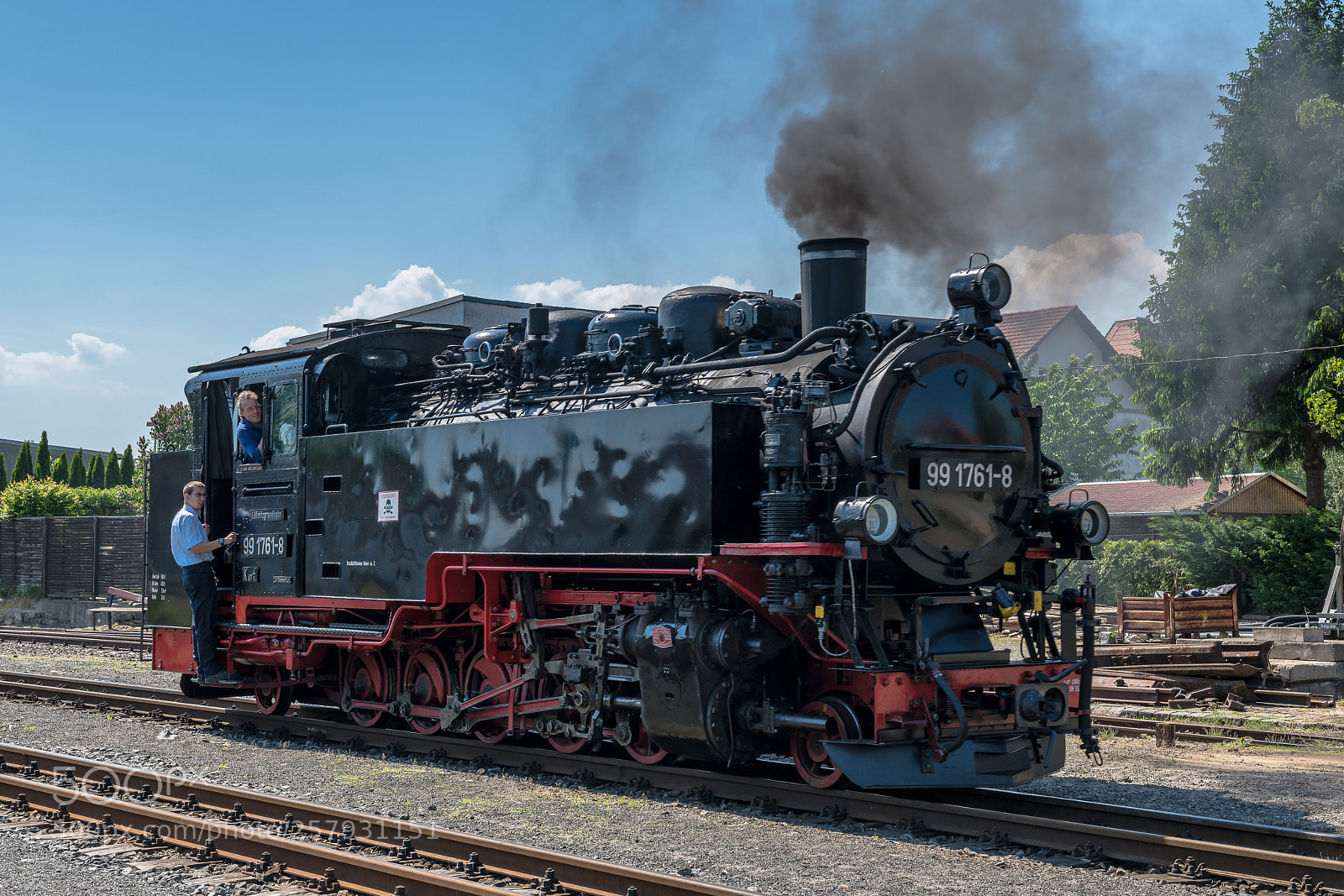 Nikon D850 sample photo. Steam locomotive 99 1761-8 photography