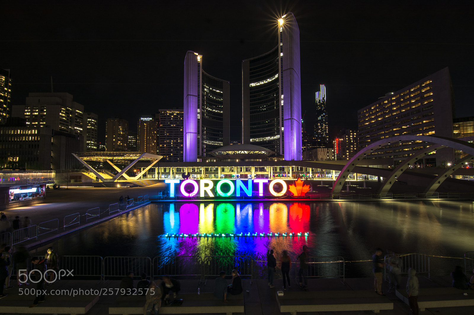 Nikon D7100 sample photo. Night time toronto photography