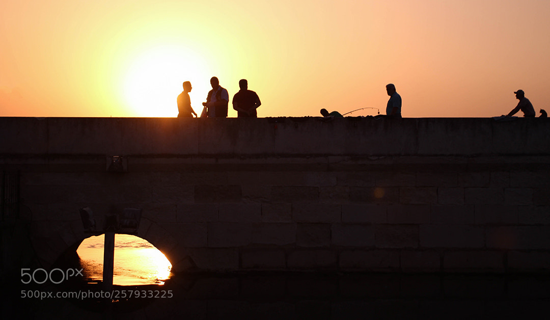 Canon EOS 100D (EOS Rebel SL1 / EOS Kiss X7) sample photo. Silhouette bridge photography