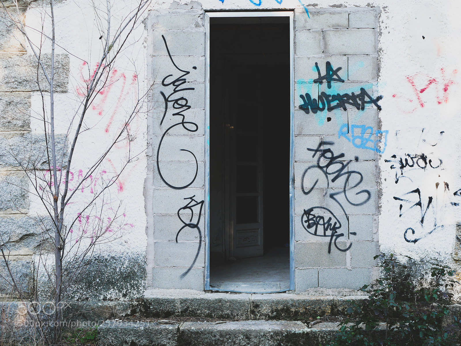 Panasonic Lumix DMC-GX85 (Lumix DMC-GX80 / Lumix DMC-GX7 Mark II) sample photo. Door to nowhere photography