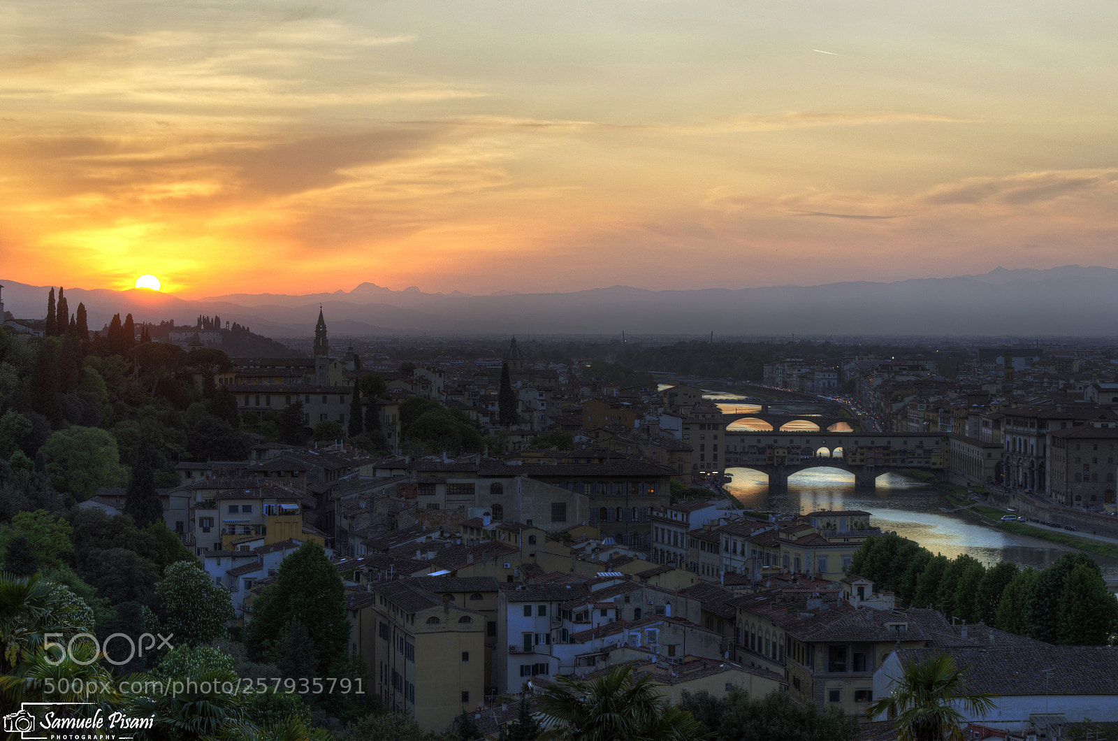 Nikon D5100 sample photo. Tramonto fiorentino photography