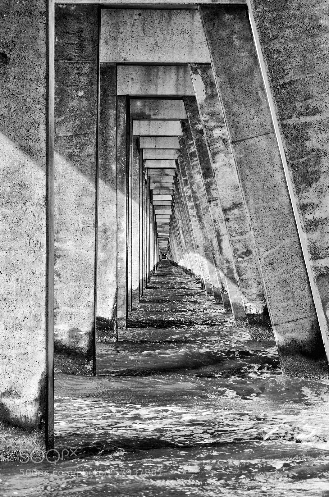 Nikon D7000 sample photo. San luis pass bridge photography