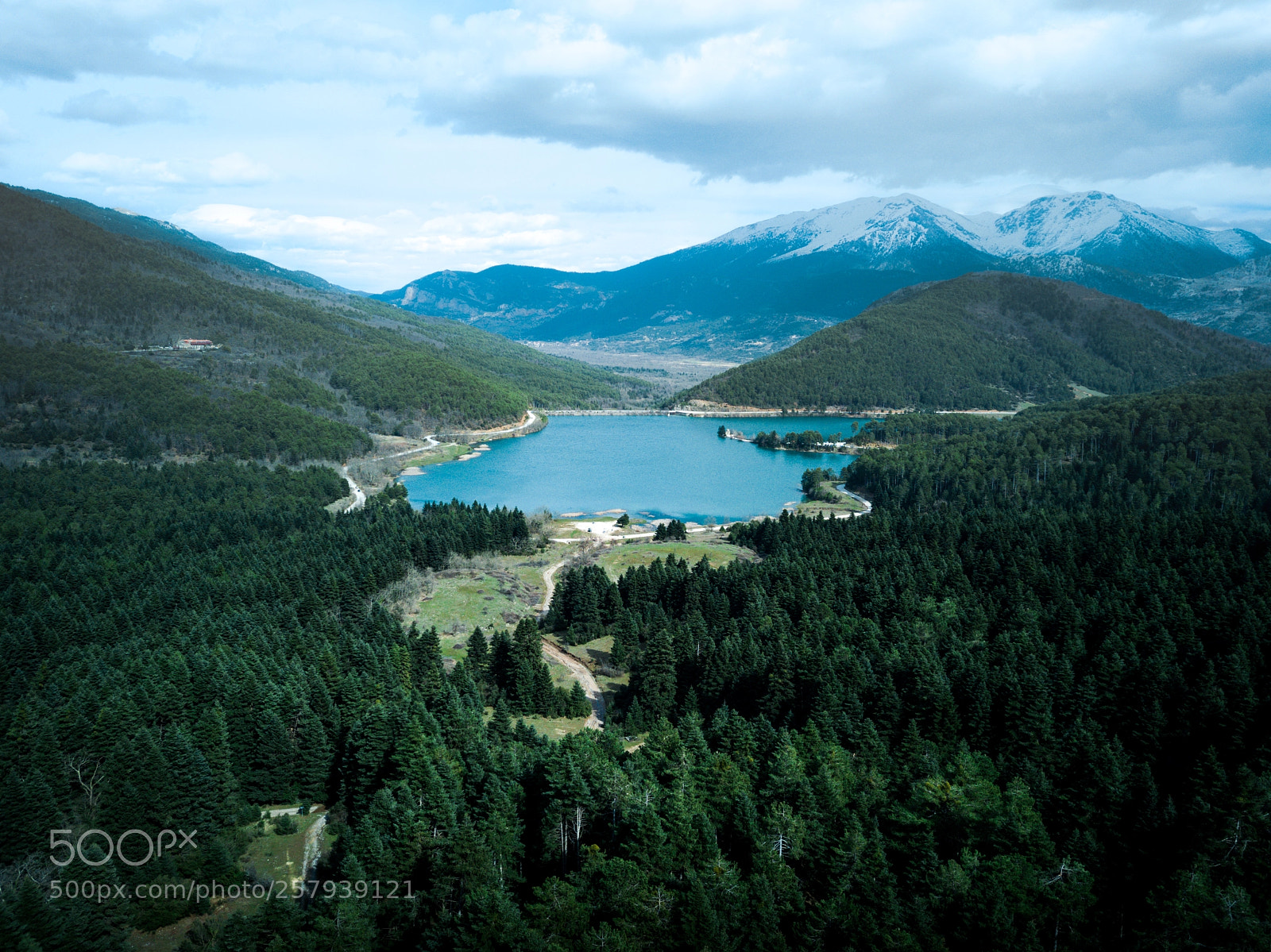 DJI FC220 sample photo. Aerial approach of nature photography