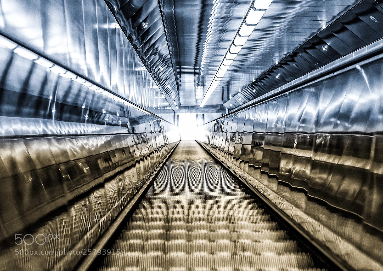 Nikon D750 sample photo. Escalator photography