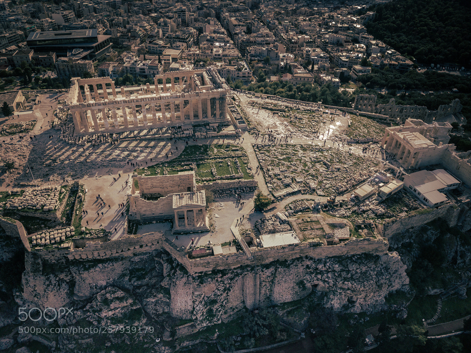 DJI FC220 sample photo. Acropolis in athens photography