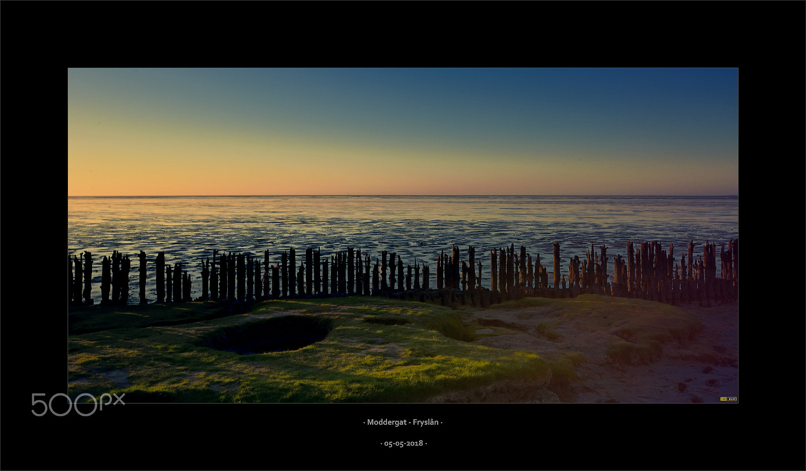 Nikon D7100 sample photo. Twilight at moddergat - workshop mud photograpy photography