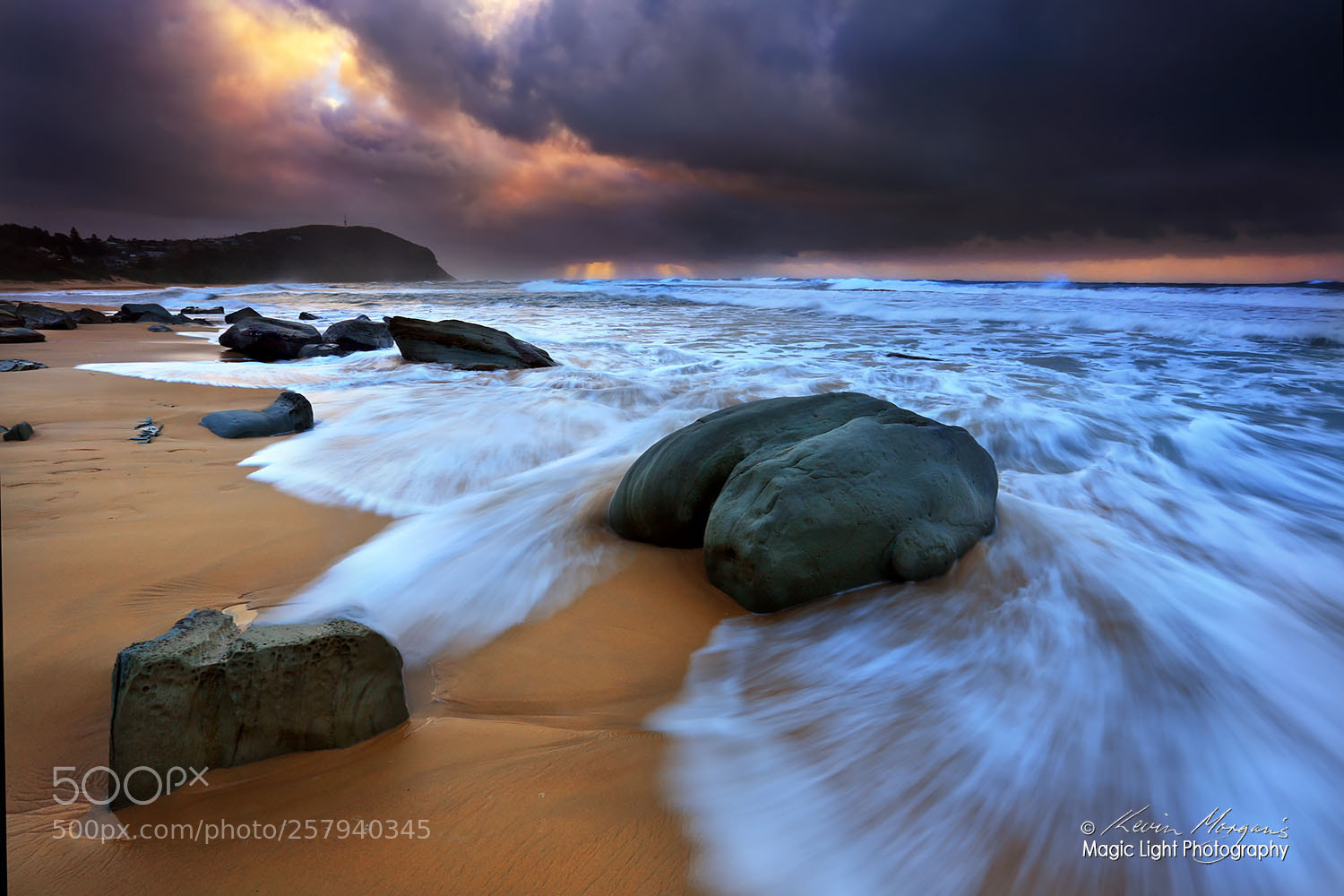 Canon EOS 6D sample photo. Forresters beach stormy sunrise photography
