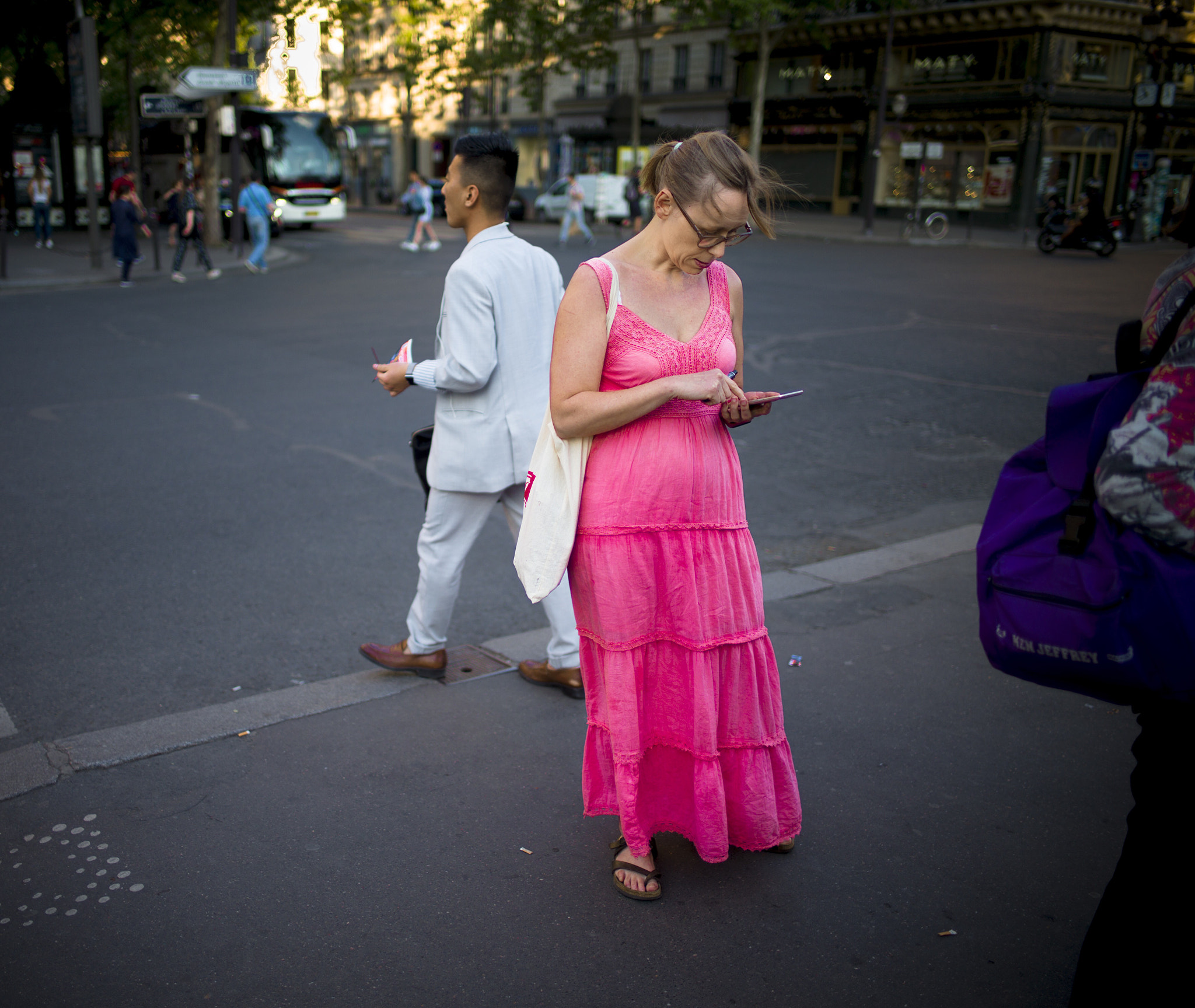 Leica M9 sample photo. Lady in pink  photography