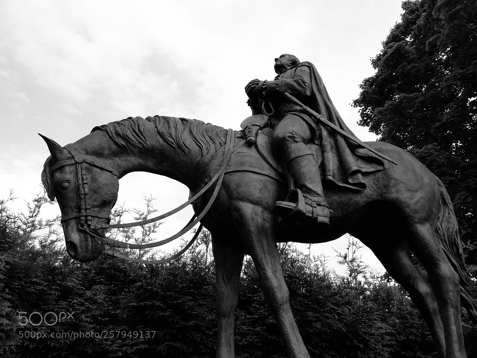 Sony Cyber-shot DSC-HX90V sample photo. George and faithful steed photography